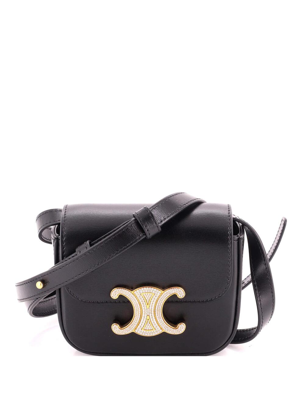 Celine Claude Shoulder Bag Leather With #364487C13B